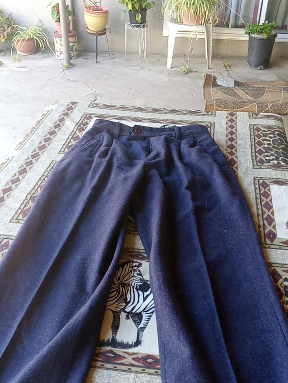 DARK BLUE UNITED COLORS OF BENNETON PANTS